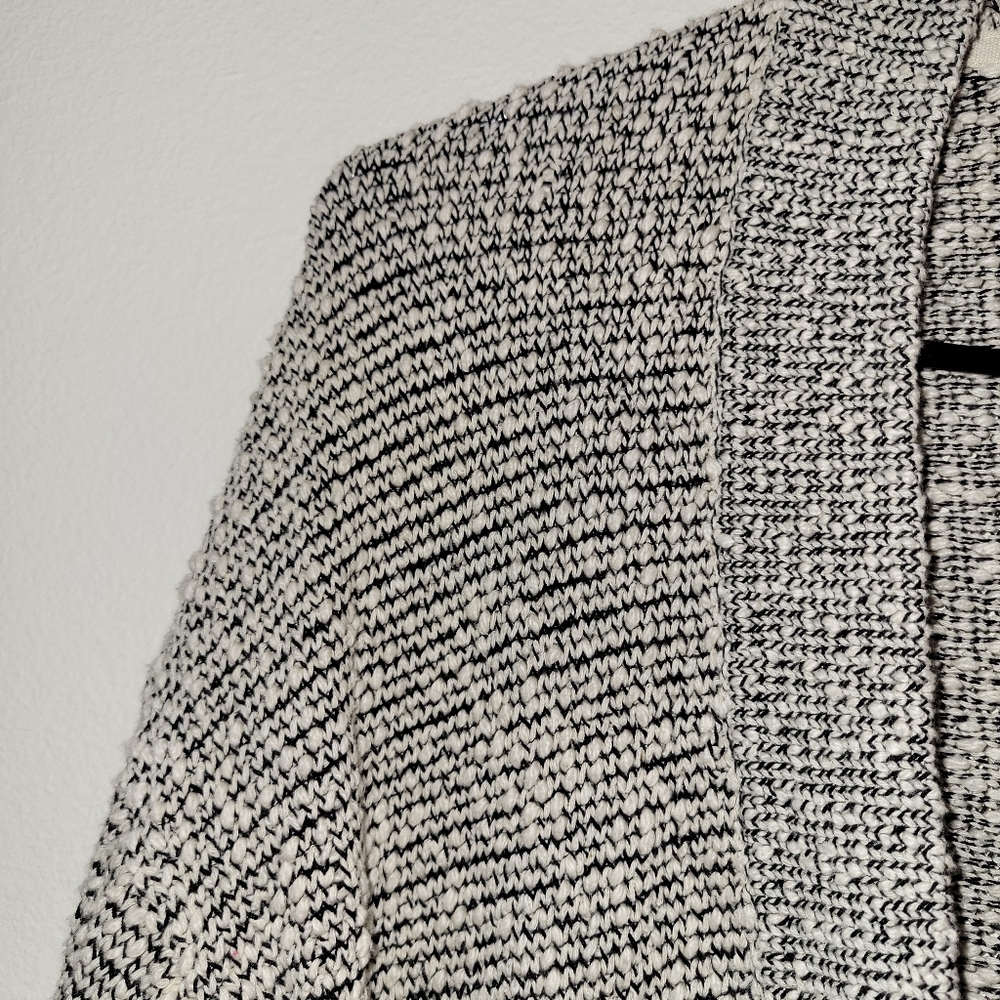 Mod Ref Cream Texture Knit Wrap Cardigan - image 3